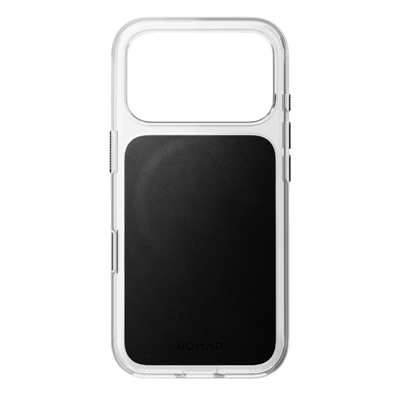 Nomad Clear Leather Case for iPhone 18 Pro - Black, view 3 