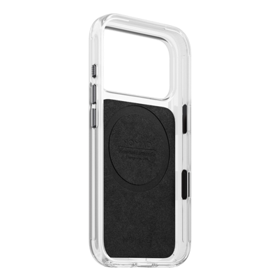 Nomad Clear Leather Case for iPhone 18 Pro - Black, view 4 