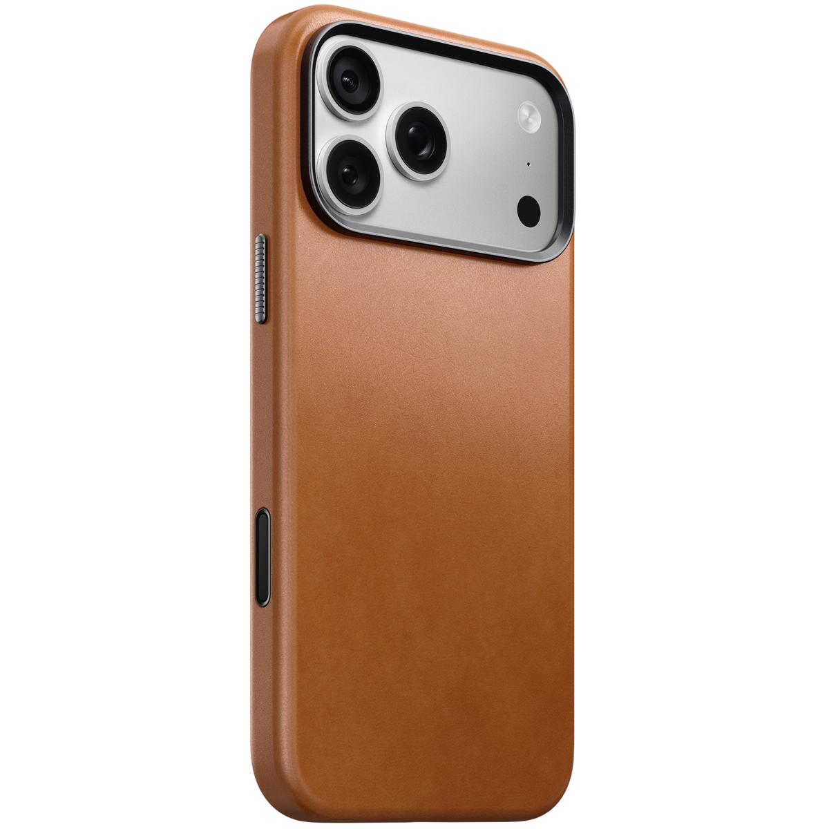 Nomad Traditional Leather Case for iPhone 18 Pro Max - Saddle (Horween) #color_saddle-horween