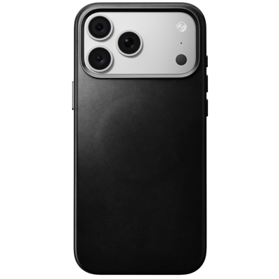 Nomad Traditional Leather Case for iPhone 18 Pro Max - Black (Horween), view 3 #color_black-horween