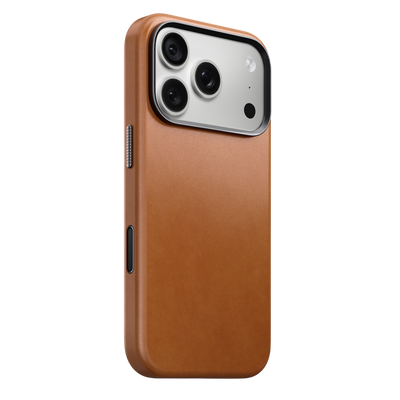 Nomad Traditional Leather Case for iPhone 18 Pro - Saddle (Horween) #color_saddle-horween
