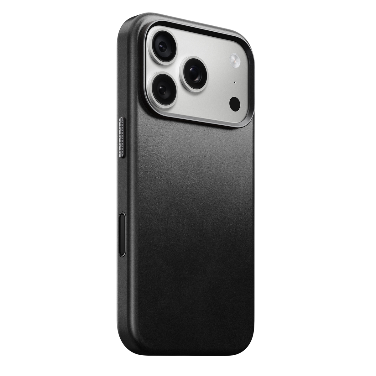 Nomad Traditional Leather Case for iPhone 18 Pro - Black (Horween) #color_black-horween