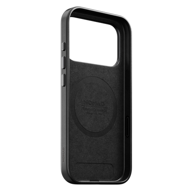 Nomad Traditional Leather Case for iPhone 18 Pro - Black (Horween), view 4 #color_black-horween