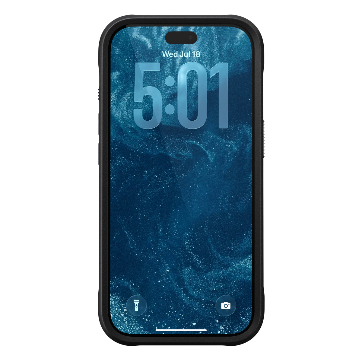 Nomad Rugged Leather Case for iPhone 18 Pro - angle