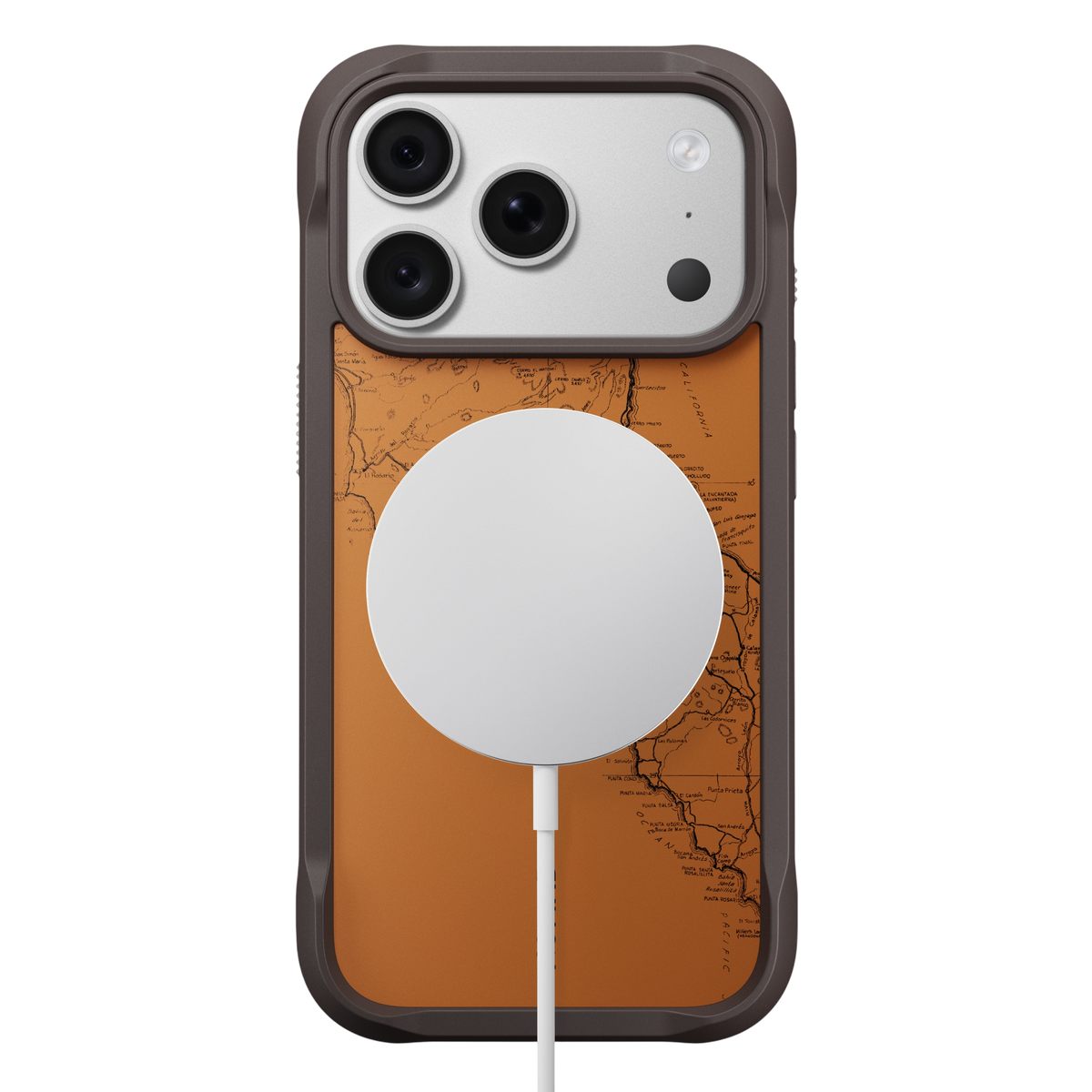 Nomad Rugged Case for iPhone 18 Pro - Arroyo (Orange), view 2 