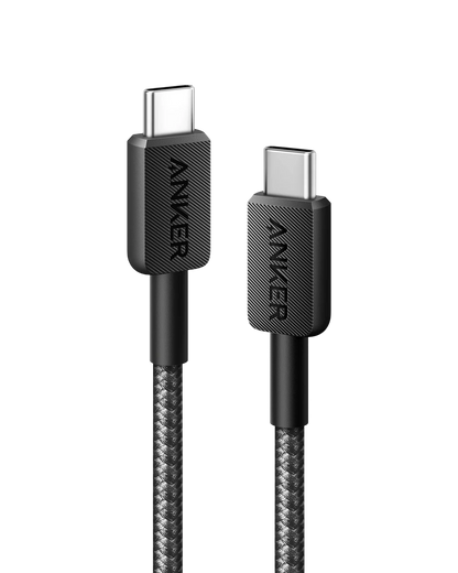 Anker 322 USB-C to USB-C Cable 60W Braided 1.8m with 18 months warranty