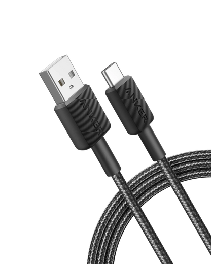 Anker 322 USB-A to USB-C Cable Braided 0.9m with 18 months warranty