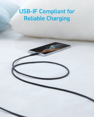 كابل Anker 322 من USB-A إلى USB-C مجدول 0.9 متر مع ضمان 18 شهرًا