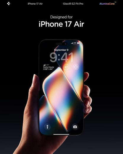 Spigen GLAS.tR EZ Fit Screen Protector for iPhone Air (1-Pack)