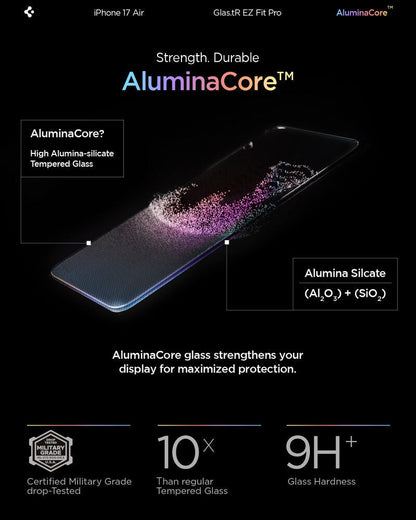 Spigen GLAS.tR EZ Fit Screen Protector for iPhone Air (1-Pack)