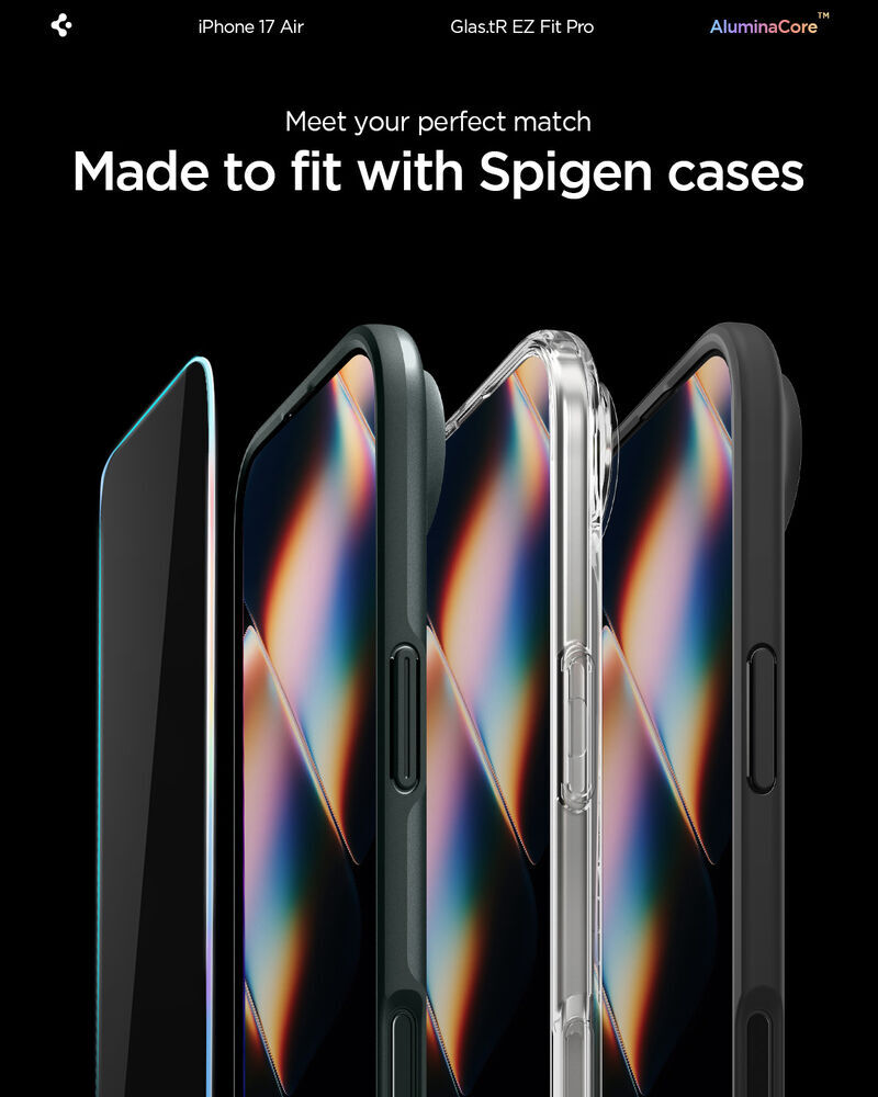 Spigen GLAS.tR EZ Fit Screen Protector for iPhone Air (1-Pack)