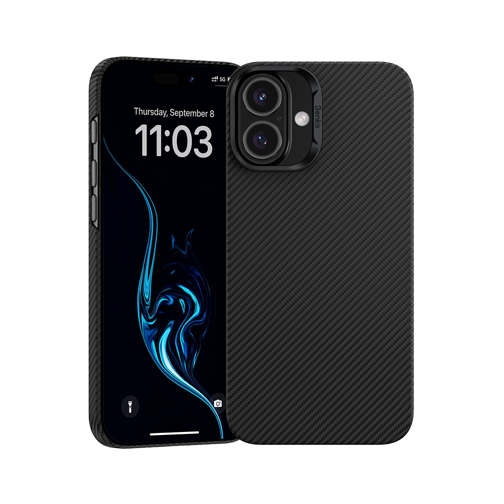 Benks ArmorAir Case built with Kevlar® 600D for iPhone 16 Plus