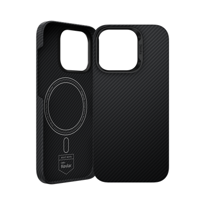 Benks ArmorAir Case Kevlar® 600D for iPhone 16 Pro Max with Space Grey Camera Frame