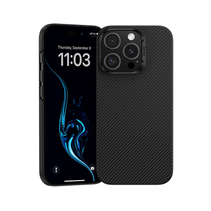 Benks ArmorAir Case Kevlar® 600D for iPhone 16 Pro Max with Space Grey Camera Frame