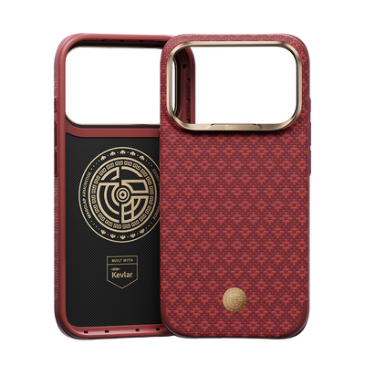 Benks ArmorGrid Edge X9 Case built with Kevlar® for iPhone 18 Pro / 18 Pro Max - ArmorEdge Red 