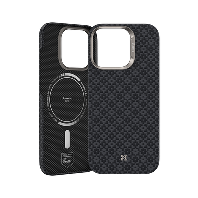 Benks ArmorGrid ArmorAir Case built with Kevlar® for iPhone 16 Pro Max - Azure Blue #pattern_azure-blue
