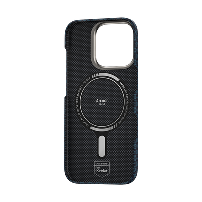 Benks ArmorGrid ArmorAir Case built with Kevlar® for iPhone 16 Pro Max - Azure Blue #pattern_azure-blue
