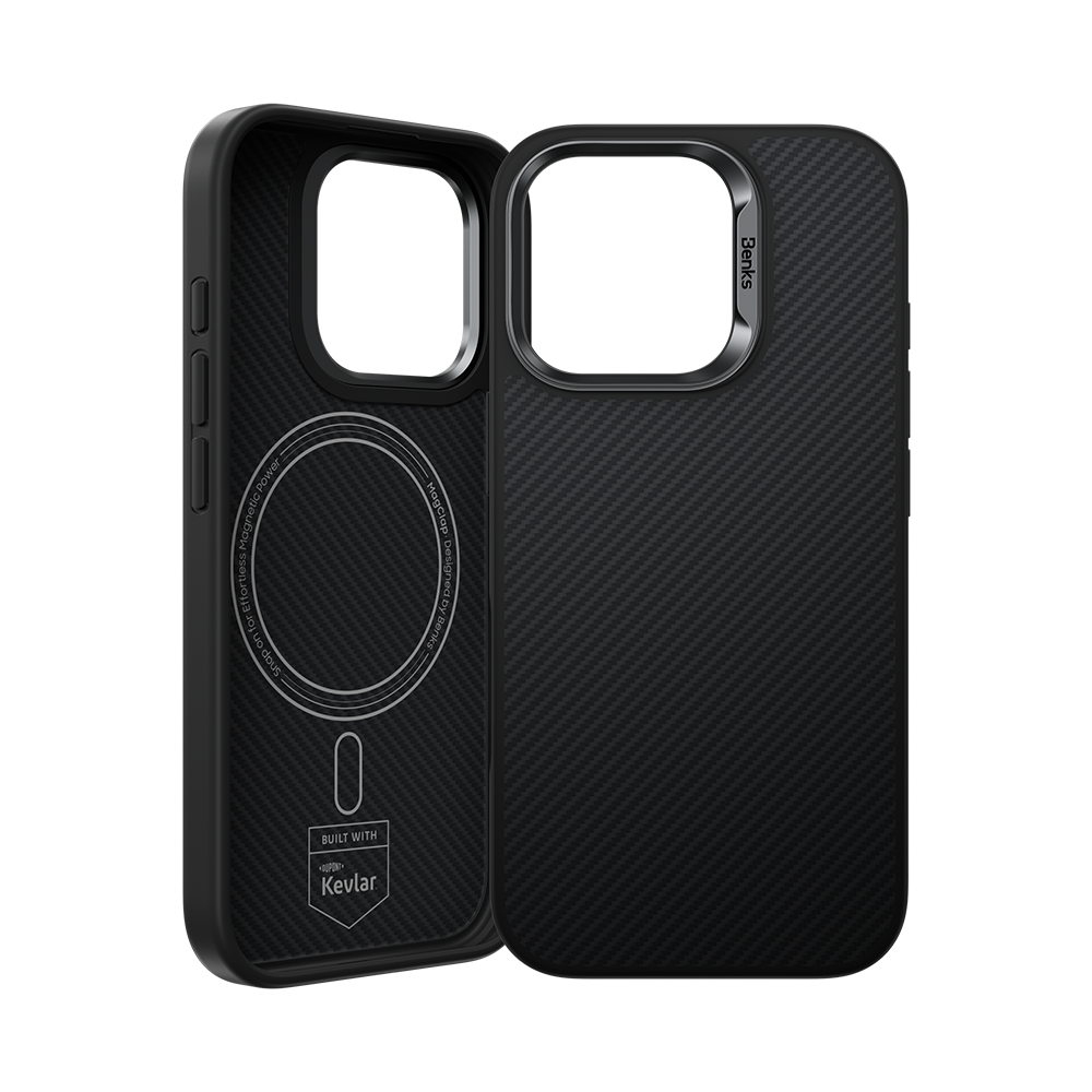 Benks ArmorPro Case built with Kevlar® 600D for iPhone 16 Pro with Button