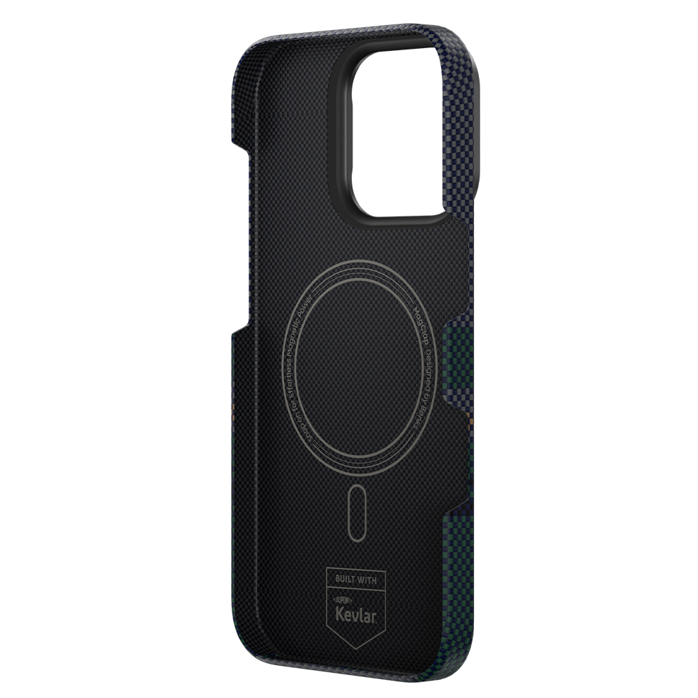 Benks Aurora ArmorAir Case built with Kevlar® for iPhone 16 Pro Max with Black Frame