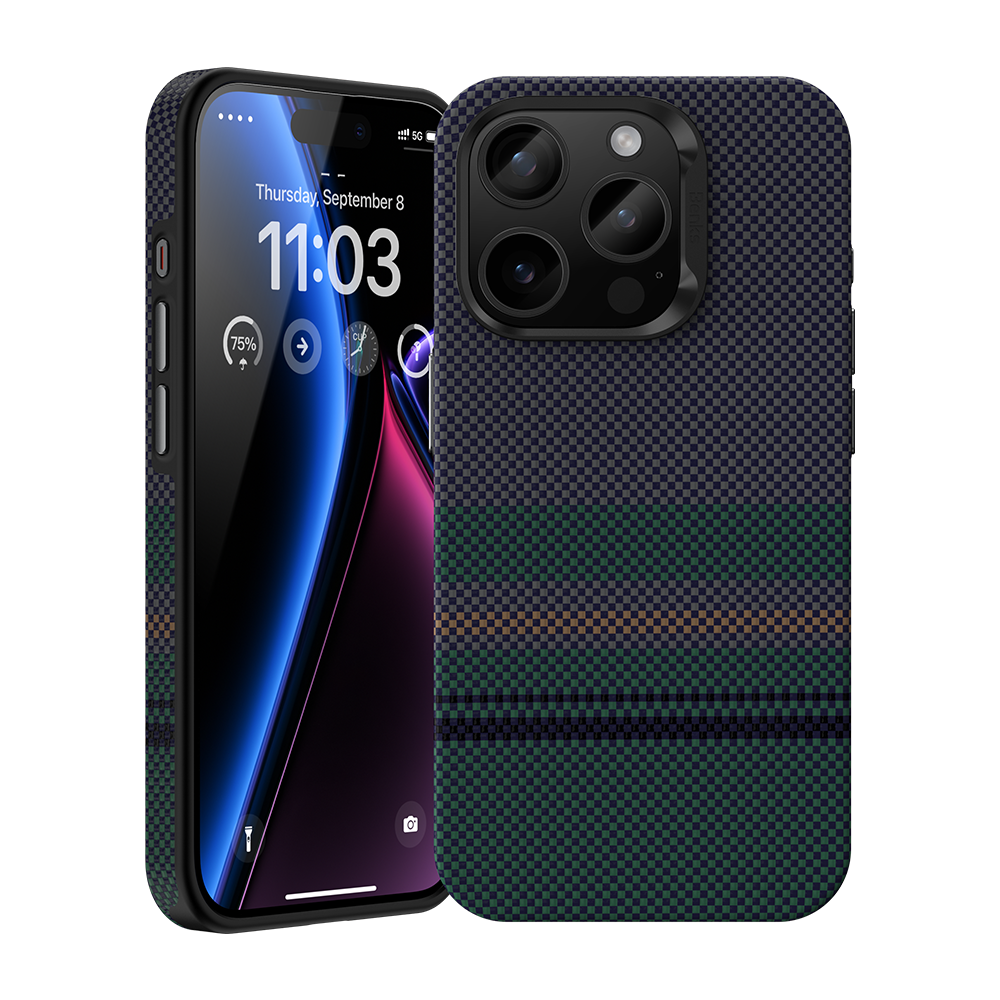 حافظة Benks Aurora ArmorPro مصنوعة من Kevlar® لجهاز iPhone 15 Pro Max