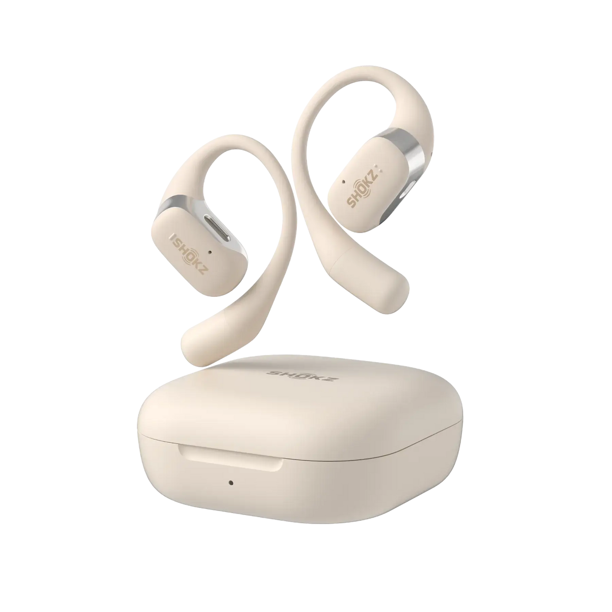 SHOKZ OpenFit Open-Ear Headphones - White 