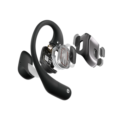 SHOKZ OpenFit Open-Ear Headphones - Black 