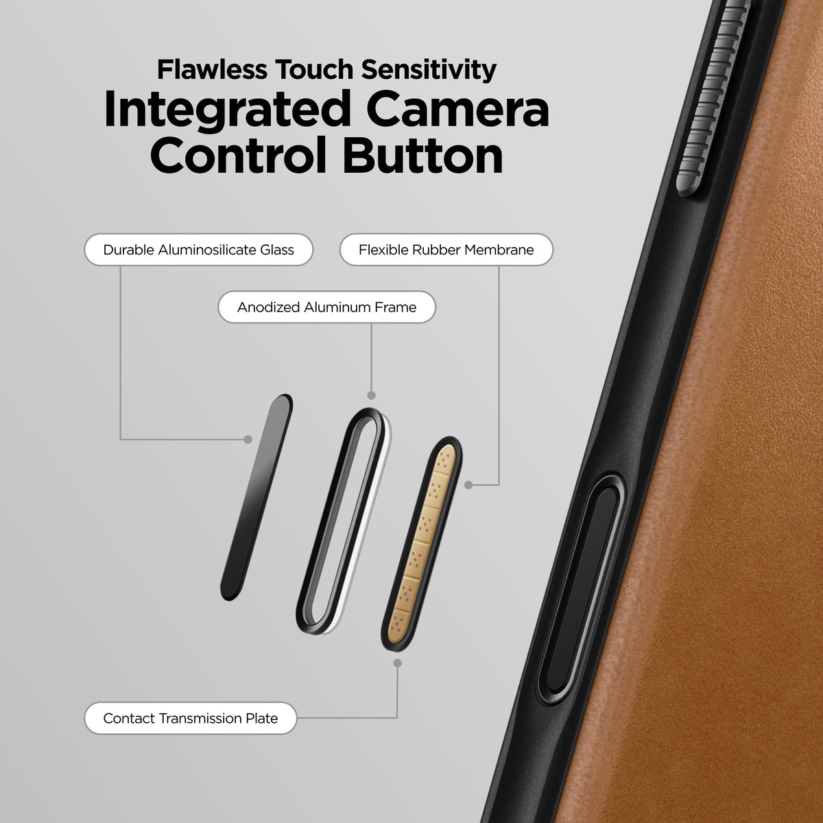 Nomad Modern Leather Case for iPhone 17 Pro (Nomad Leather) - English Tan 