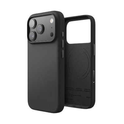 Elago MagLeather Case for iPhone 17 Pro / iPhone 18 Pro - Black #color_black