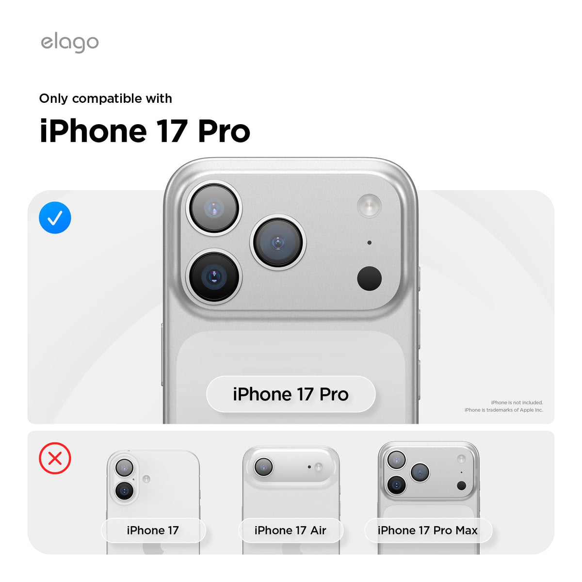 Elago MagLeather Case for iPhone 17 Pro / iPhone 18 Pro - Black #color_black