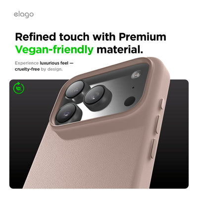 Elago MagLeather Case for iPhone 17 Pro / iPhone 18 Pro - Lovely Pink #color_lovely-pink