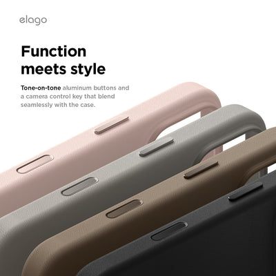 Elago MagLeather Case for iPhone 17 Pro / iPhone 18 Pro - Lovely Pink #color_lovely-pink