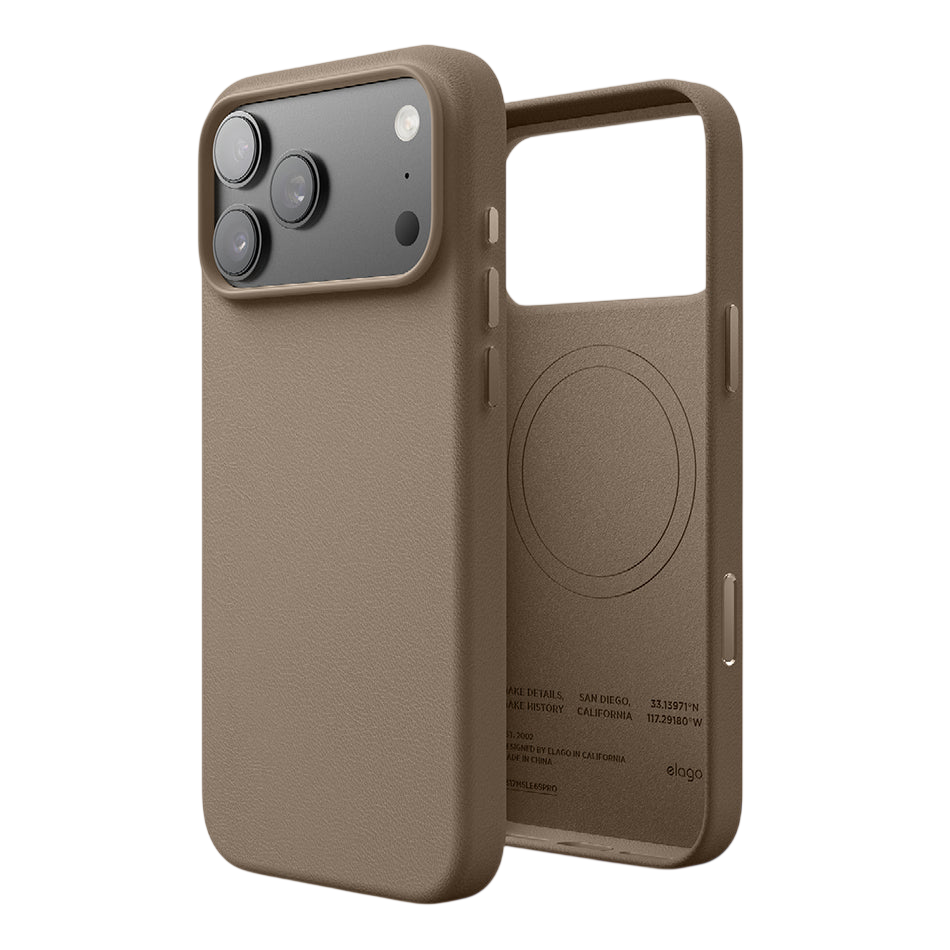 Elago MagLeather Case for iPhone 17 Pro Max / iPhone 18 Pro Max - Taupe #color_taupe
