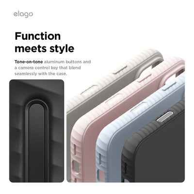 Elago MagRidge Silicone Case for iPhone 17 Pro / iPhone 18 Pro - Black 