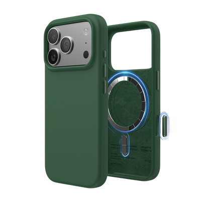Elago Mag Silicone Case for iPhone 17 Pro / iPhone 18 Pro - Alpine Green #color_alpine-green
