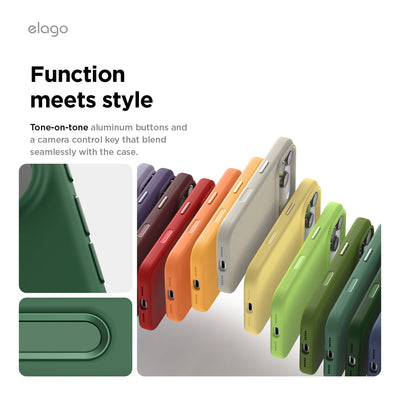 Elago Mag Silicone Case for iPhone 17 Pro / iPhone 18 Pro - Alpine Green #color_alpine-green