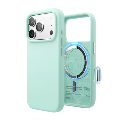 Elago Mag Silicone Case for iPhone 17 Pro / iPhone 18 Pro - Aqua Sky #color_aqua-sky