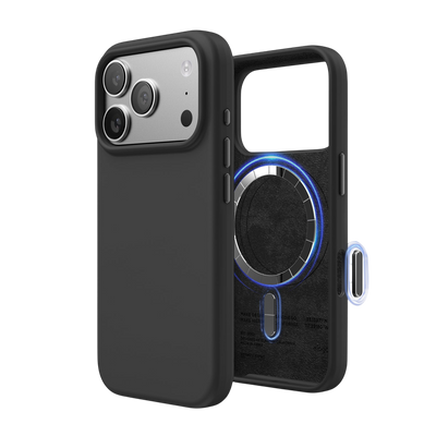 Elago Mag Silicone Case for iPhone 17 Pro / iPhone 18 Pro - Black #color_black