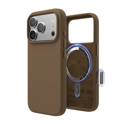 Elago Mag Silicone Case for iPhone 17 Pro / iPhone 18 Pro - Brown #color_brown