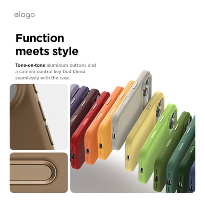 Elago Mag Silicone Case for iPhone 17 Pro / iPhone 18 Pro - Brown #color_brown