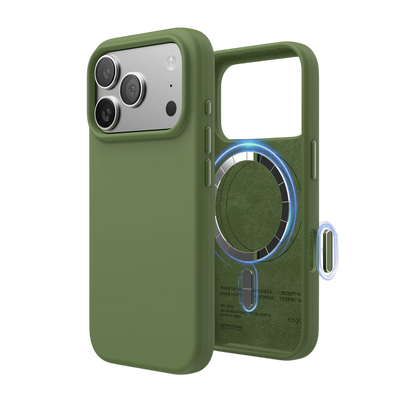Elago Mag Silicone Case for iPhone 17 Pro / iPhone 18 Pro - Cedar Green #color_cedar-green