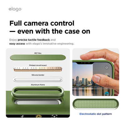 Elago Mag Silicone Case for iPhone 17 Pro / iPhone 18 Pro - Cedar Green #color_cedar-green