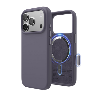 Elago Mag Silicone Case for iPhone 17 Pro / iPhone 18 Pro - Deep Lavender #color_deep-lavender