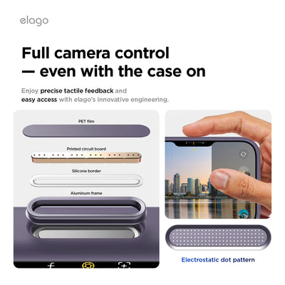 Elago Mag Silicone Case for iPhone 17 Pro / iPhone 18 Pro - Deep Lavender #color_deep-lavender
