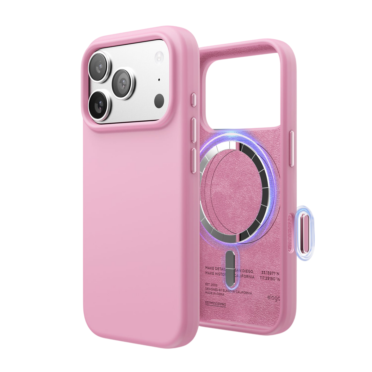 Elago Mag Silicone Case for iPhone 17 Pro / iPhone 18 Pro - Hot Pink #color_hot-pink