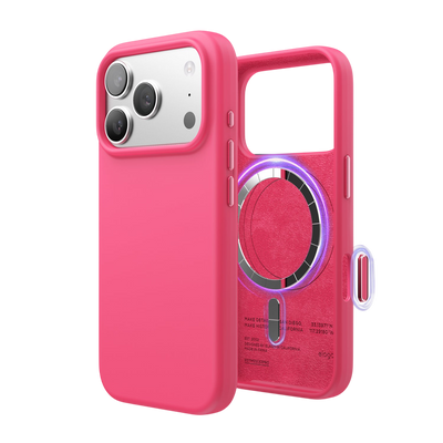 Elago Mag Silicone Case for iPhone 17 Pro / iPhone 18 Pro - Ice Red #color_ice-red