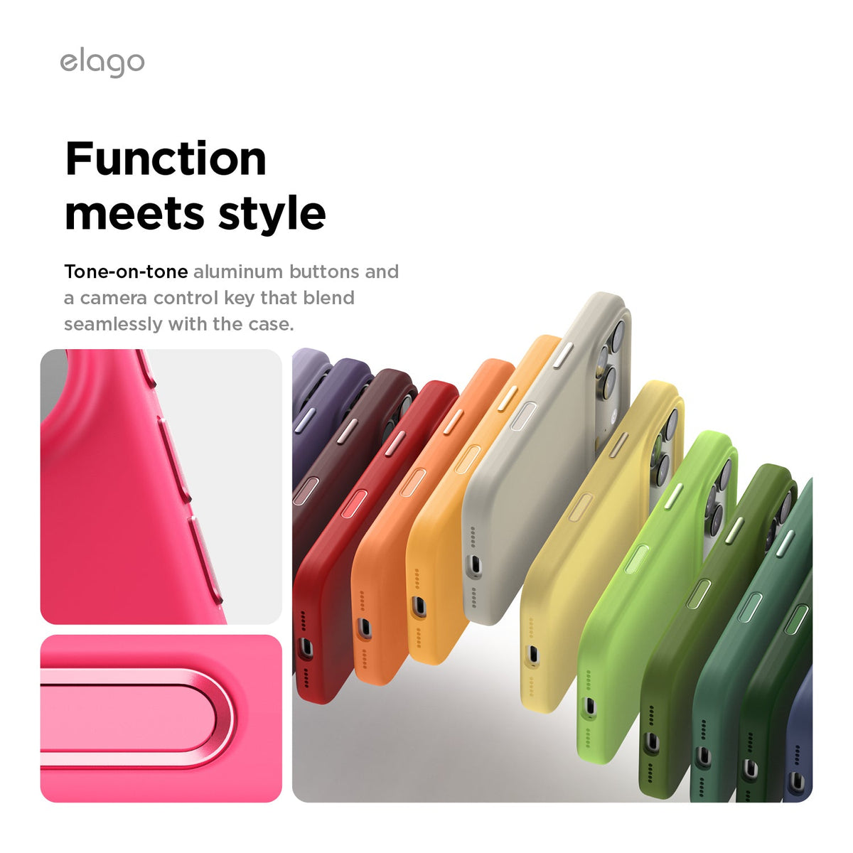 Elago Mag Silicone Case for iPhone 17 Pro / iPhone 18 Pro - Ice Red #color_ice-red