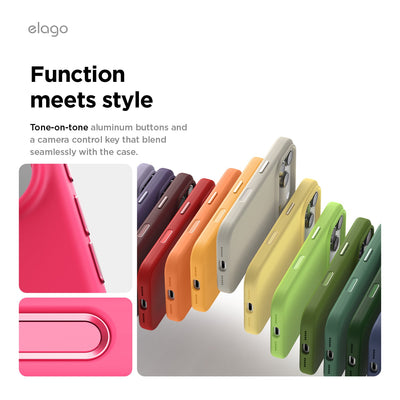 Elago Mag Silicone Case for iPhone 17 Pro / iPhone 18 Pro - Ice Red #color_ice-red
