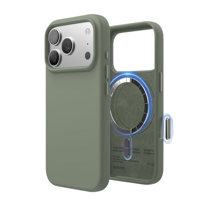 Elago Mag Silicone Case for iPhone 17 Pro / iPhone 18 Pro - Khaki Green #color_khaki-green
