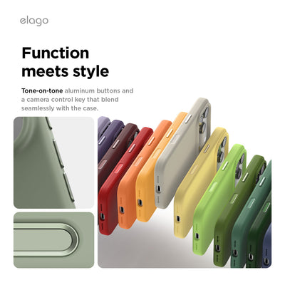 Elago Mag Silicone Case for iPhone 17 Pro / iPhone 18 Pro - Khaki Green #color_khaki-green