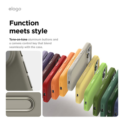 Elago Mag Silicone Case for iPhone 17 Pro / iPhone 18 Pro - Medium Grey #color_medium-grey